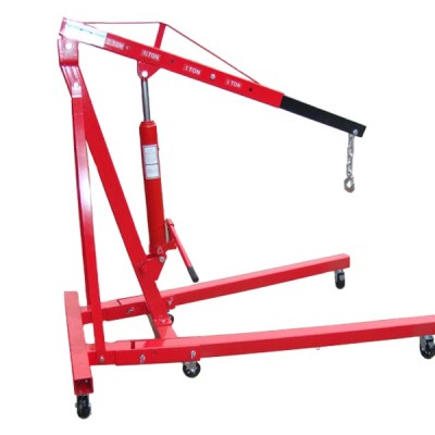 2T on Pneumatic/Hydraulic Shop Crane Engine Cherry Picker Hoist Lift