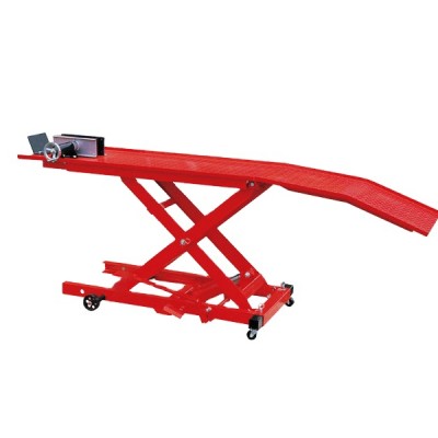 Movable small hydraulic double lift table